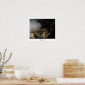 Rembrandt van Rijn Zedign Kunstposter #11 Poster (Keuken)