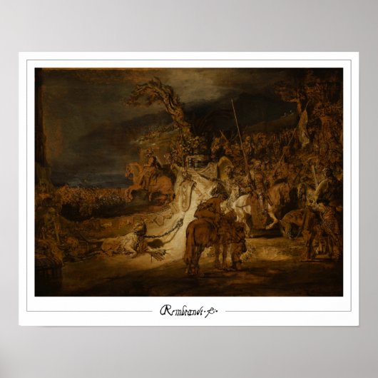 Rembrandt van Rijn Zedign Kunstposter #13 Poster (Voorkant)