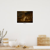 Rembrandt van Rijn Zedign Kunstposter #13 Poster (Keuken)