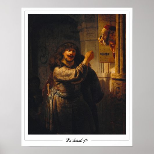 Rembrandt van Rijn Zedign Kunstposter #26 Poster (Voorkant)
