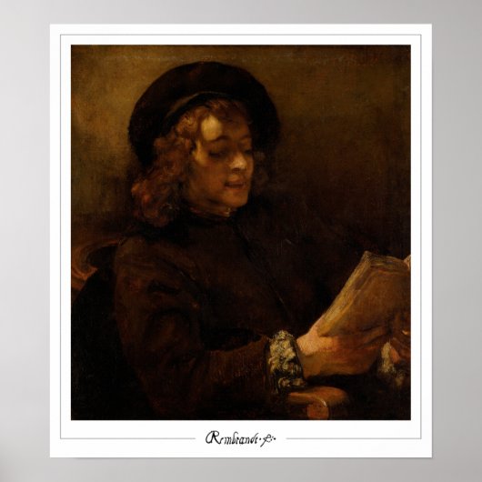 Rembrandt van Rijn Zedign Kunstposter #2 Poster (Voorkant)