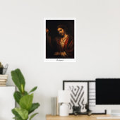 Rembrandt van Rijn Zedign Kunstposter #329 Poster (Thuiskantoor)