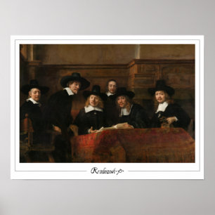 Rembrandt van Rijn Zedign Kunstposter #354 Poster