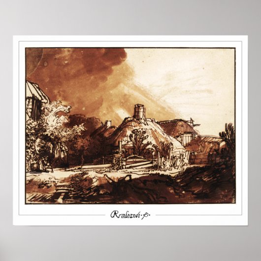 Rembrandt van Rijn Zedign Kunstposter #462 Poster (Voorkant)