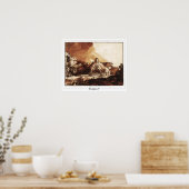 Rembrandt van Rijn Zedign Kunstposter #462 Poster (Keuken)