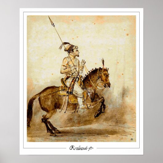 Rembrandt van Rijn Zedign Kunstposter #651 Poster (Voorkant)