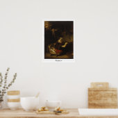 Rembrandt van Rijn Zedign Kunstposter #672 Poster (Keuken)