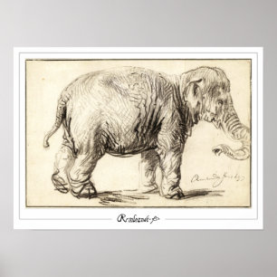 Rembrandt van Rijn Zedign Kunstposter #78 Poster