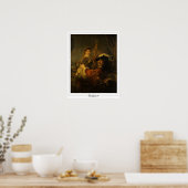 Rembrandt van Rijn Zedign Kunstposter #8 Poster (Keuken)