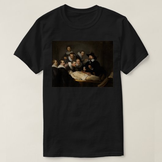 Rembrandt van Rijn's De Anatomy Lesson van Dr. T-shirt (Design voorkant)