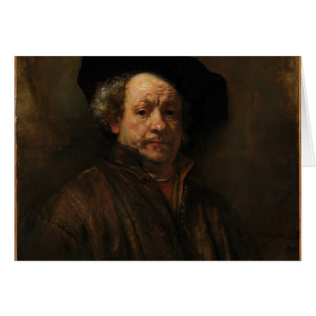 Rembrandt van Rijn's Self Portrait Fine Art (Voorkant Horizontaal)