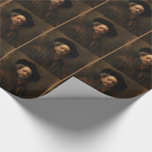 Rembrandt van Rijn's Self Portrait Fine Art Cadeaupapier (Hoek)