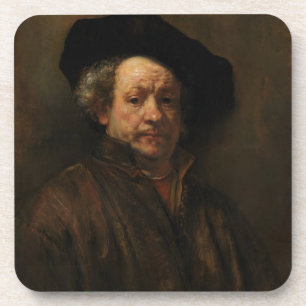 Rembrandt van Rijn's Self Portrait Fine Art Drankjes Onderzetter