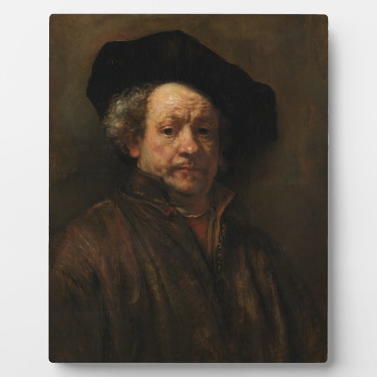 Rembrandt van Rijn's Self Portrait Fine Art Fotoplaat (Voorkant)