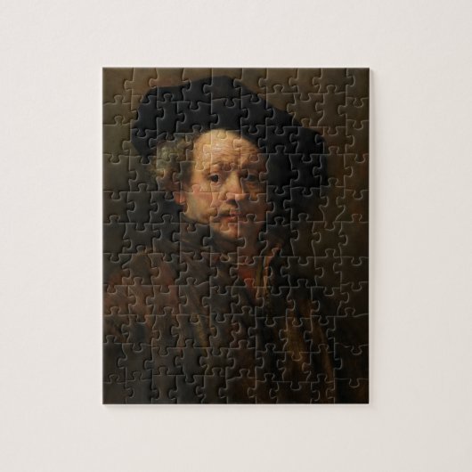 Rembrandt van Rijn's Self Portrait Fine Art Legpuzzel (Verticaal)