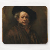Rembrandt van Rijn's Self Portrait Fine Art Muismat (Voorkant)