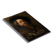 Rembrandt van Rijn's Self Portrait Fine Art Notitieboek (Rechterzijde)