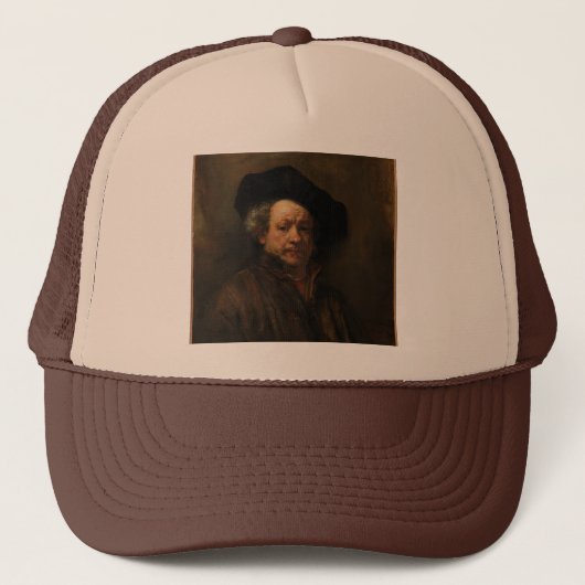 Rembrandt van Rijn's Self Portrait Fine Art Trucker Pet (Voorkant)
