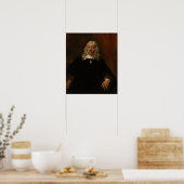 Rembrandt - Witharige Man Poster (Keuken)
