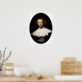 Rembrandt - Young Woman Poster (Keuken)