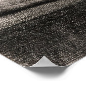 Rembrandt - zelf-portret die bij Venster trekt Poster (Hoek)