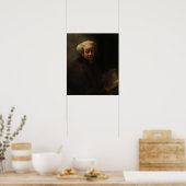 Rembrandt - zelfportret als apostel Paul Poster (Keuken)