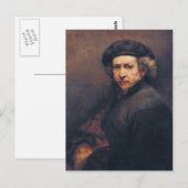 Rembrandt: Zelfportret Briefkaart (Voorkant / Achterkant)