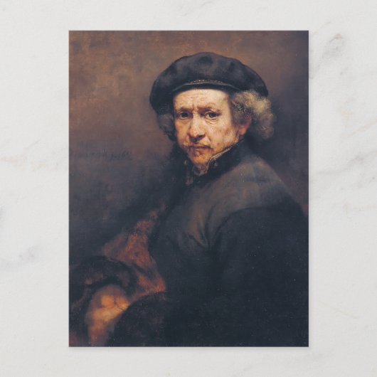 Rembrandt: Zelfportret Briefkaart (Voorkant)