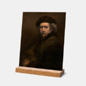 Rembrandt Zelfportret: Nederlandse Gouden Eeuw sch Acryl Bord (Hoek)