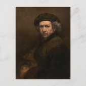 Rembrandt Zelfportret: Nederlandse Gouden Eeuw sch Briefkaart (Voorkant)