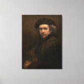 Rembrandt Zelfportret: Nederlandse Gouden Eeuw sch Canvas Afdruk (Voorkant)