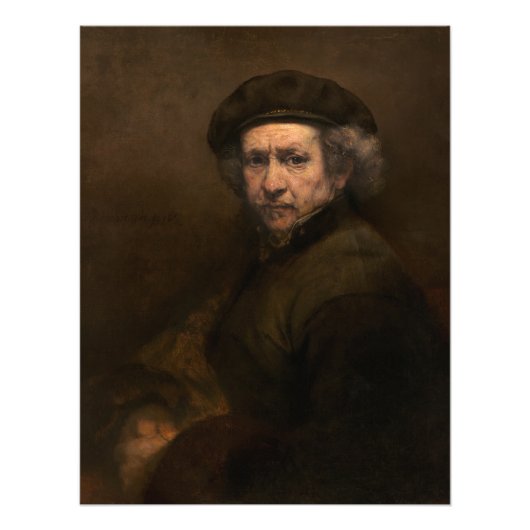 Rembrandt Zelfportret: Nederlandse Gouden Eeuw sch Foto Afdruk (Voorkant)
