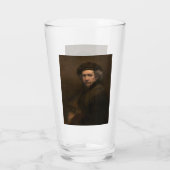Rembrandt Zelfportret: Nederlandse Gouden Eeuw sch Glas (Achterkant)