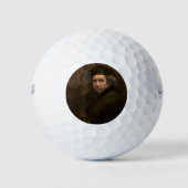 Rembrandt Zelfportret: Nederlandse Gouden Eeuw sch Golfballen (Voorkant)