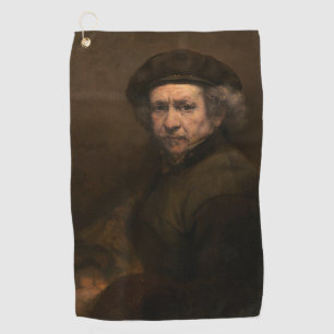 Rembrandt Zelfportret: Nederlandse Gouden Eeuw sch Golfhanddoek