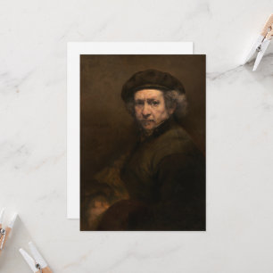 Rembrandt Zelfportret: Nederlandse Gouden Eeuw sch Kaart