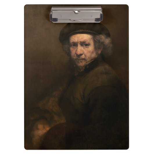 Rembrandt Zelfportret: Nederlandse Gouden Eeuw sch Klembord (Voorkant)