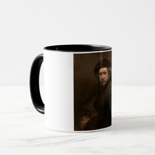 Rembrandt Zelfportret: Nederlandse Gouden Eeuw sch Mok (Voorkant links)