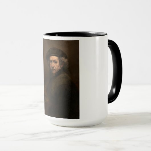 Rembrandt Zelfportret: Nederlandse Gouden Eeuw sch Mok (Voorkant rechts)