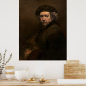 Rembrandt Zelfportret: Nederlandse Gouden Eeuw sch Poster (Keuken)