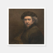 Rembrandt Zelfportret: Nederlandse Gouden Eeuw sch Servet (Voorkant)