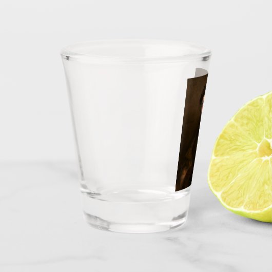 Rembrandt Zelfportret: Nederlandse Gouden Eeuw sch Shot Glas (Links)