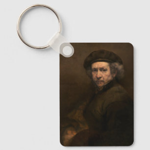 Rembrandt Zelfportret: Nederlandse Gouden Eeuw sch Sleutelhanger