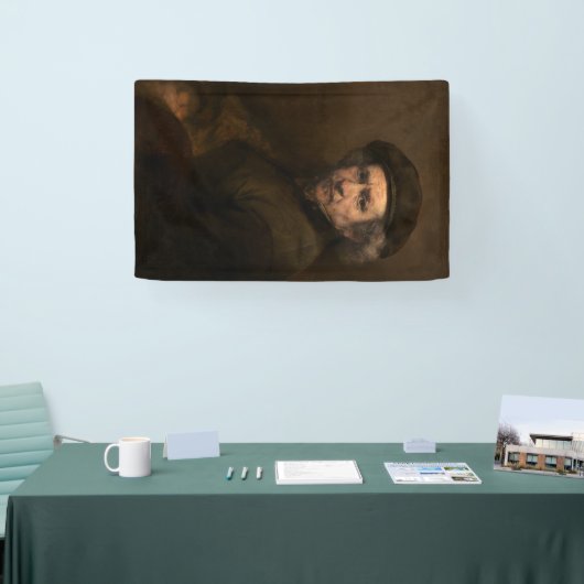 Rembrandt Zelfportret: Nederlandse Gouden Eeuw sch Spandoek (Beurs)