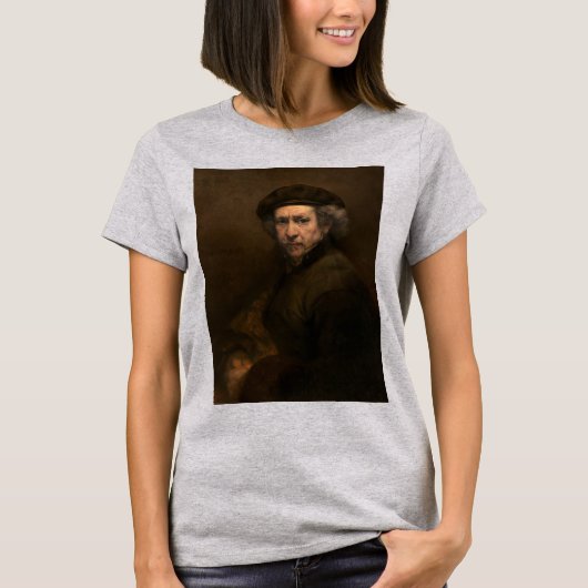 Rembrandt Zelfportret: Nederlandse Gouden Eeuw sch T-shirt (Voorkant)