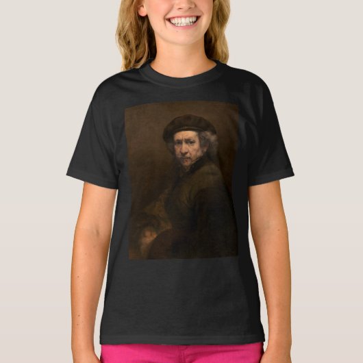 Rembrandt Zelfportret: Nederlandse Gouden Eeuw sch T-shirt (Voorkant)