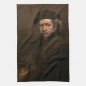 Rembrandt Zelfportret: Nederlandse Gouden Eeuw sch Theedoek (Verticaal)