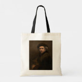 Rembrandt Zelfportret: Nederlandse Gouden Eeuw sch Tote Bag (Achterkant)