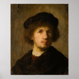 Rembrandt - Zelfportret Poster