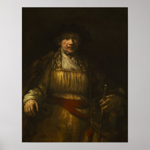 Rembrandt - Zelfportret Poster